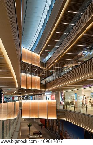 Kuala Lumpur,malaysia -  October 20,2022 : Interior View Of The Bbcc (lalaport Bukit Bintang City Ce