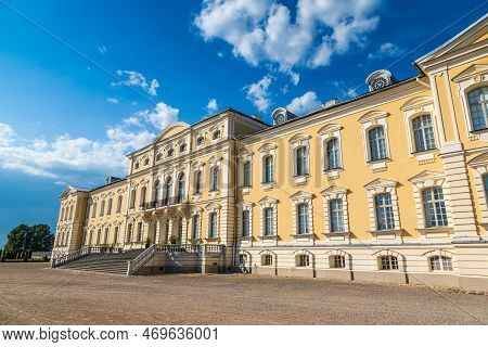 Rundale Palace In A Beautiful Summer Day, Latvia