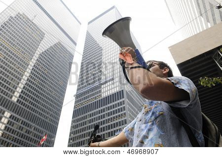 Protest in Toronto.