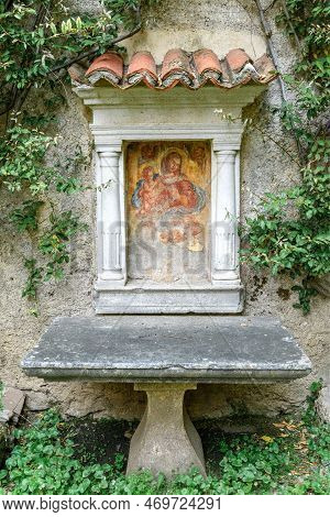 Main Cloister Of Certosa Of The Certosa Di Padula Well Known As Padula Charterhouse Is A Monastery I