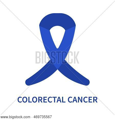 Colorectal Cancer Blue Ribbon For Awareness Day