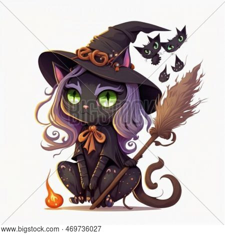 Beautiful And Colorful Cat Image Design / Cat Meme #4