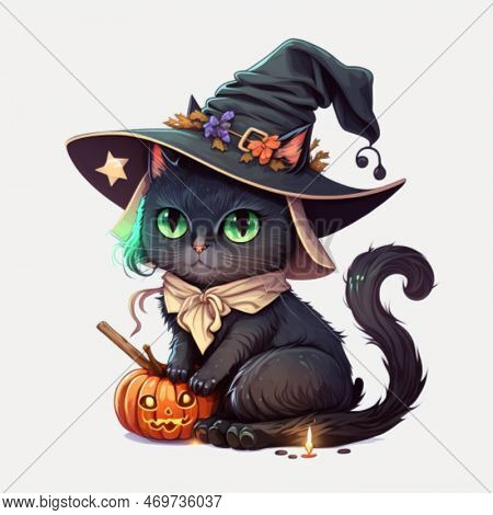 Beautiful And Colorful Cat Image Design / Cat Meme #9