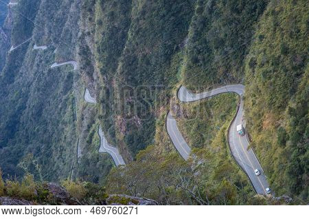 Long Winding Road, Serra Do Rio Do Rastro, Santa Catarina, Brazil