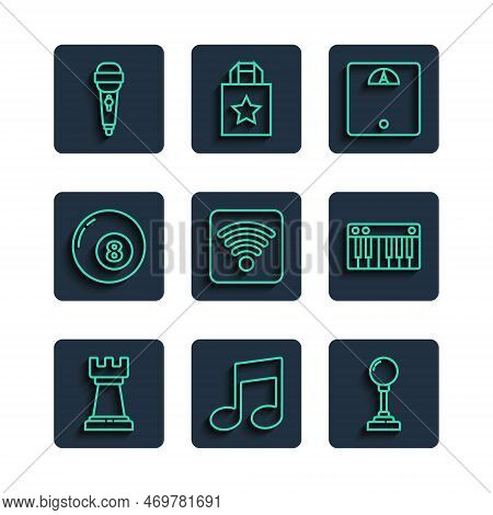 Set Line Business Strategy, Music Note, Tone, Joystick For Arcade Machine, Bathroom Scales, Wi-fi Wi