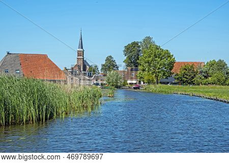 Cruising Through The Traditional Village Warten In Friesland The Netherlands
