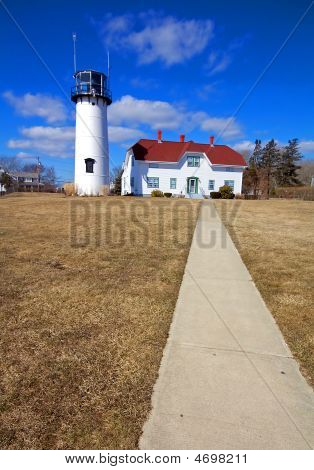 Chatham fyrtårnet på Cape Cod, Massachusetts