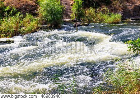 Rapids On The Inhulets River In Kryvyi Rih, Ukraine