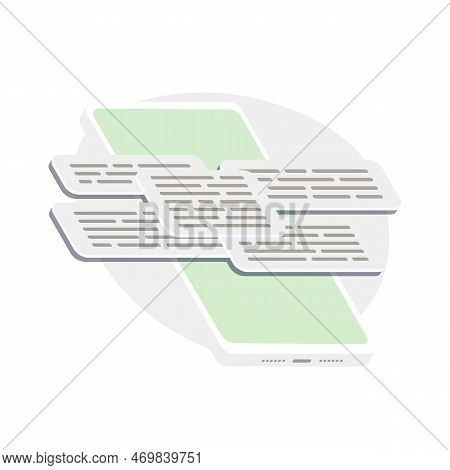 Overwhelmed Smartphone With Many Important Messages, Symbolizing Information Overload. Struggles Of 
