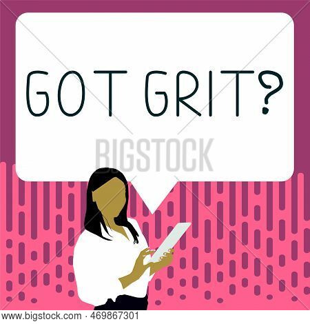 Conceptual Caption Got Grit. Concept Meaning A Hardwork With Perseverance Towards The Desired Goal