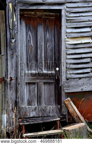 Shack With Rope Tied Door Knob