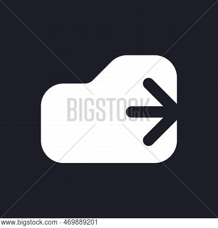 Logout White Pixel Perfect Solid Ui Icon. Exit Project. Quit Mobile Application. Finish Work. Silhou