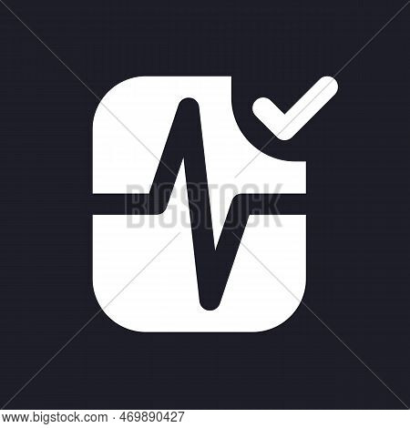 Heartbeat Animation Effect Applying White Pixel Perfect Solid Ui Icon. Added Editing Feature. Silhou