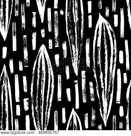 Noisy Seamless Pattern Hand Drawn With Dry Brush