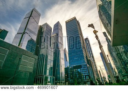 New York, Ny - Usa - Jan 28, 2023 View Of The Hudson Yards, A Real Estate Development In The Hudson 