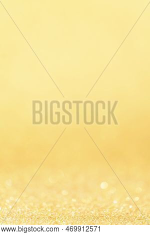 Christmas Golden Bright Glowlight Shine Effect Glitter Texture Blurred Bokeh Abstract  Background.ho