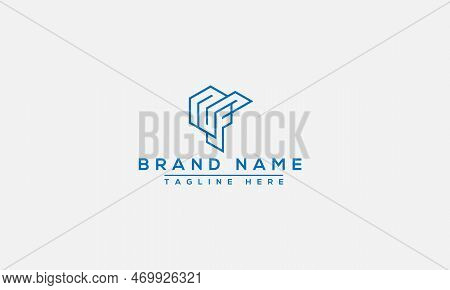 Nf Logo Design Template Vector Graphic Branding Element.