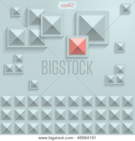 Abstract vector geometrie decor.