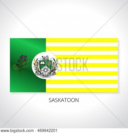 Vector Flags Of Cities Of The World Saskatoon Canada