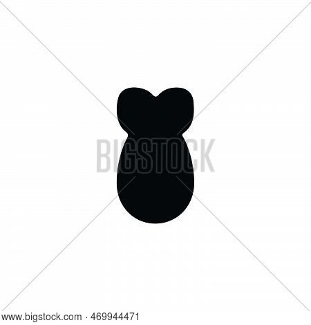 Nuclear Bomb Icon. Simple Style No War Poster Background Symbol. Nuclear Bomb Brand Logo Design Elem