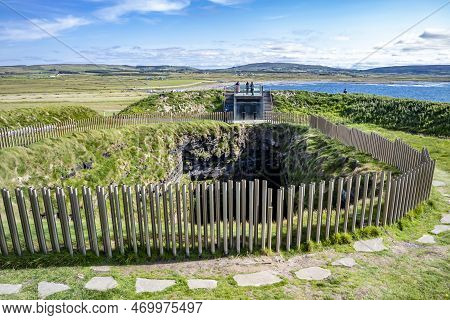 The Blowhole At Downpatrick Head In County Mayo - Ireland