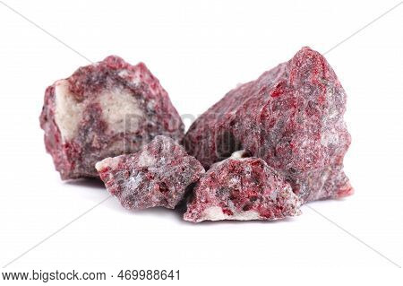 Benzoin Siam Resinoid Isolated On White Background. Mix Of Benzoin And Dammar Resin. Tropical Resins