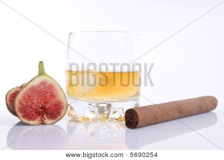 Whisky, cigares et figue
