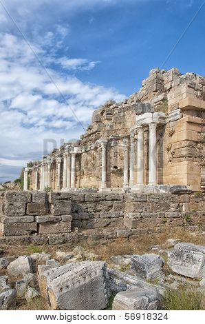 Side Nymphaeum Fountain Ruins