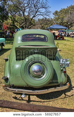 1936 Ford Two-door Coupe With Rumble Seat Rear View