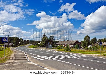 Federal Highway M18 Kola Of Saint-petersburg - Murmansk. Karelia, Russia