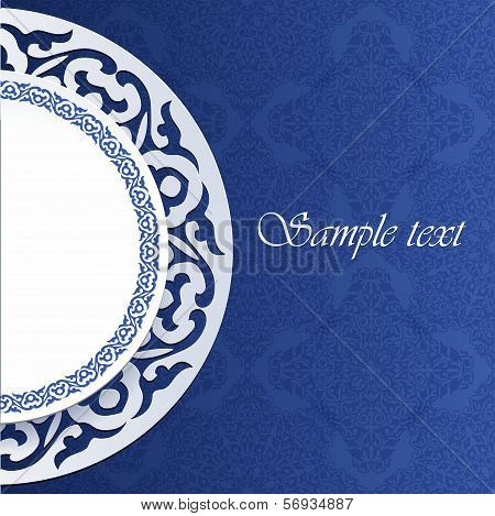 Vintage Background Traditional Ottoman motifs.