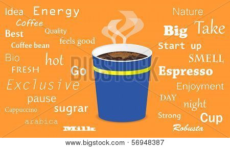 fresh coffee with good smell