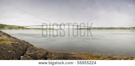 Long Exposure Of The Whirlpools Of Salstraumen, Norway, During Hightide