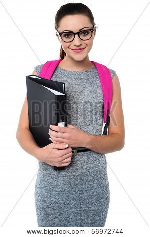 University Student Ready To Attend College