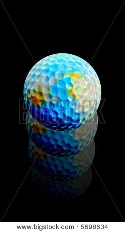 Golfové míče země stoupá po hit
