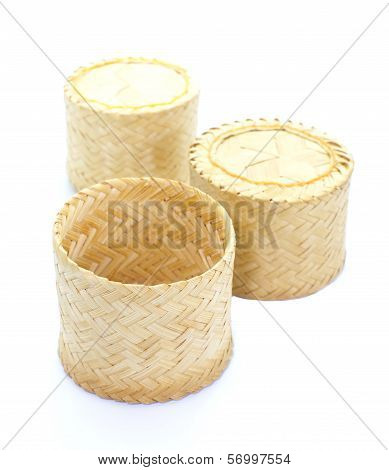 thai laos bamboo sticky rice container