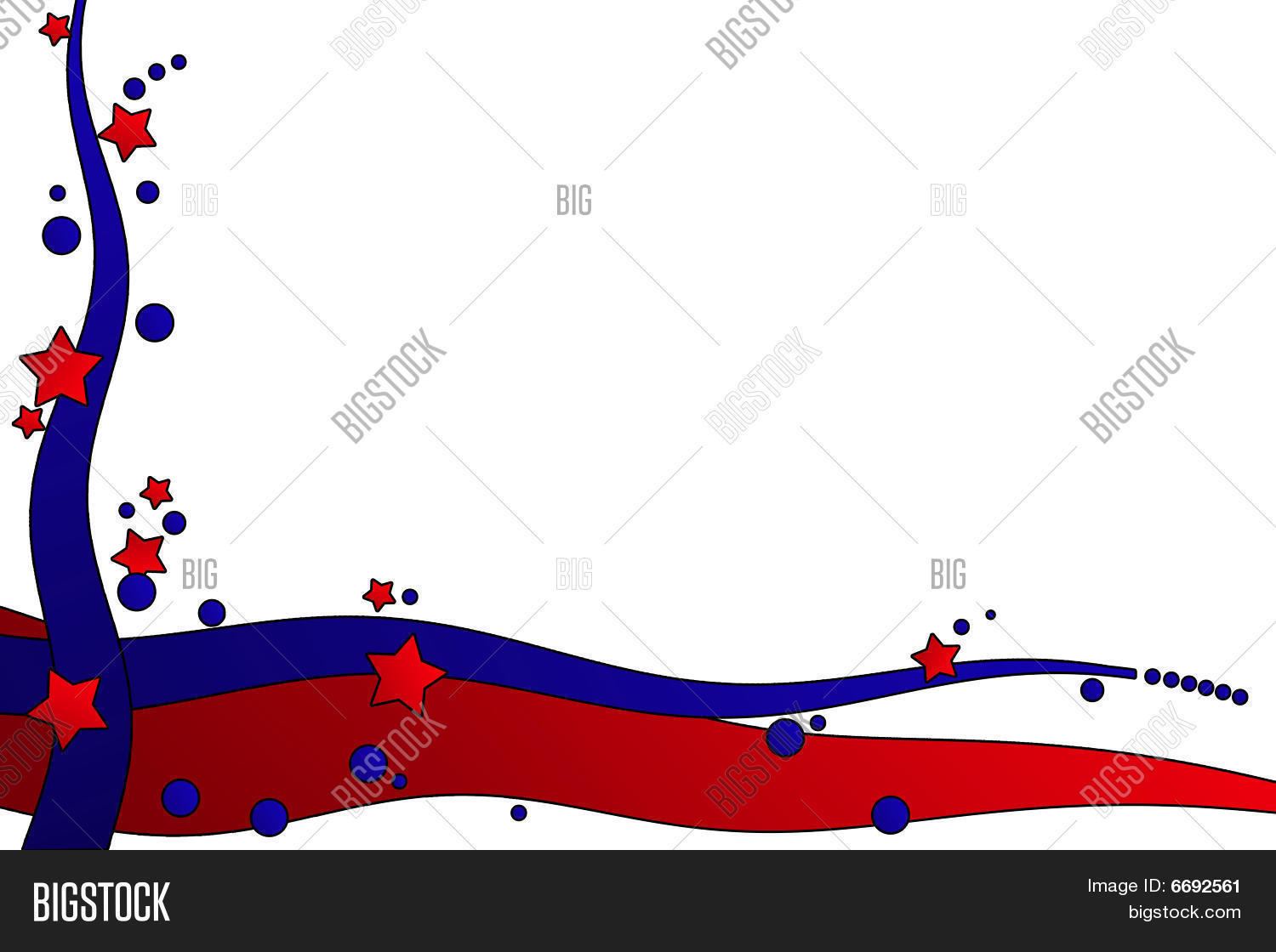 Red White Blue Border Image & Photo (Free Trial) Bigstock