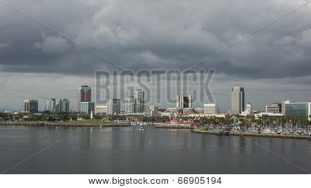 Stormy Clouds Over Long Beach