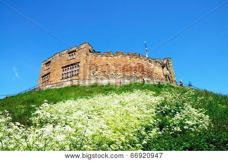 Norman castle, Tamworth, England.
