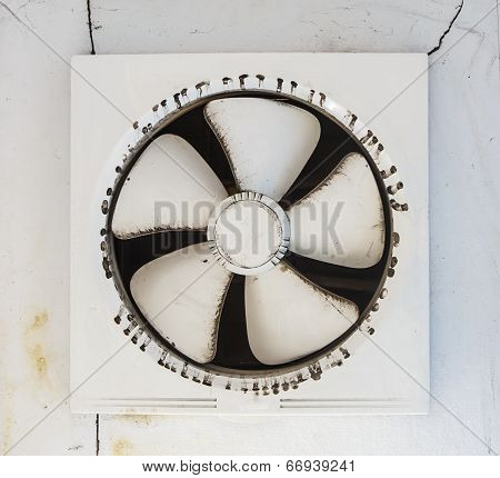 Dirty  Exhaust Fan