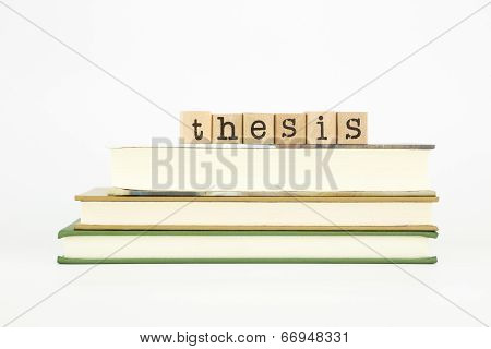 Thesis Word On Wood Stamps And Books