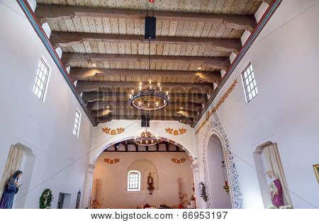 Mission San Luis Obispo De Tolosa California Basilica Wooden Ceiling