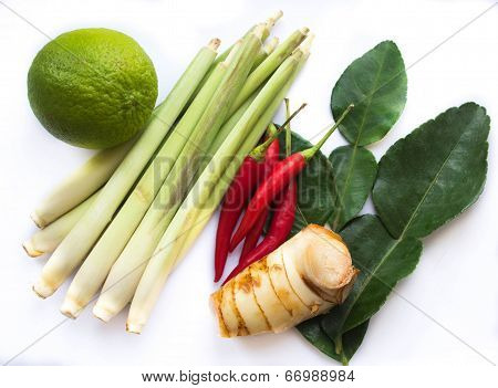 Tom Yum ingredients