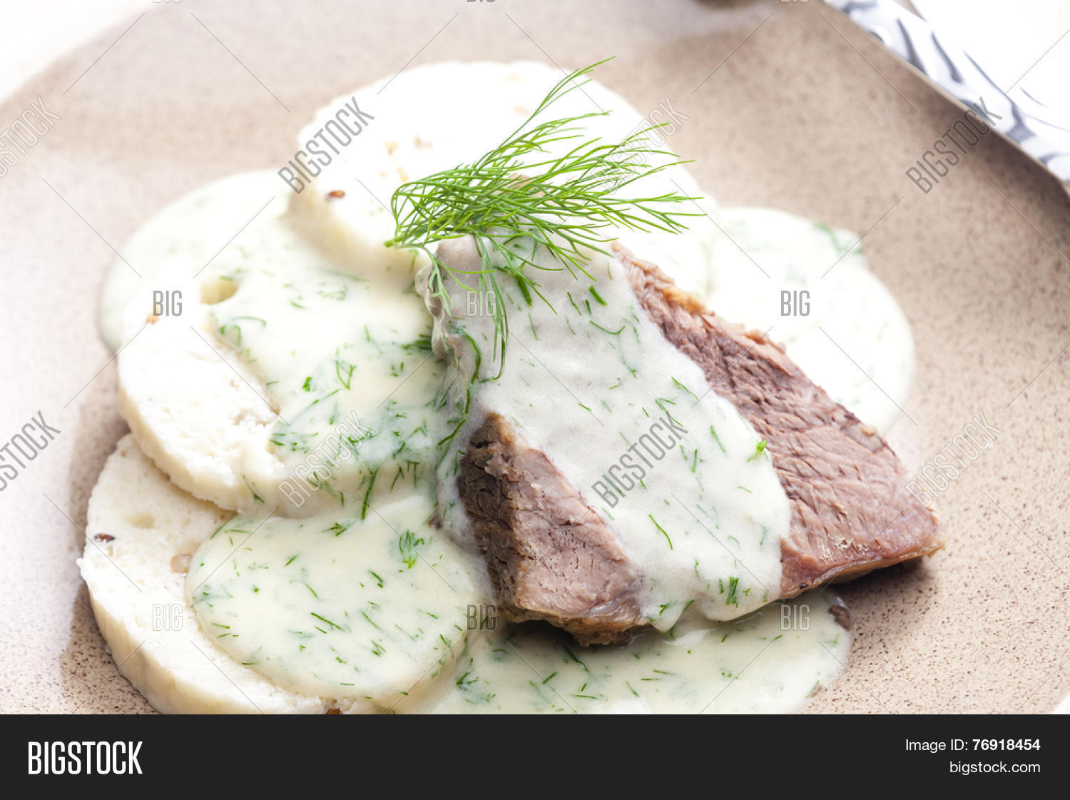 Dill Sauce Beef Meat Image & Photo (Free Trial) Bigstock