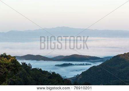 Fog On Mountain