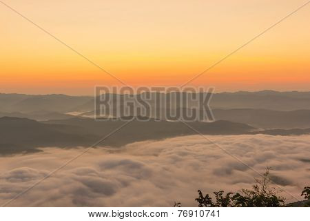 Fog On Mountain