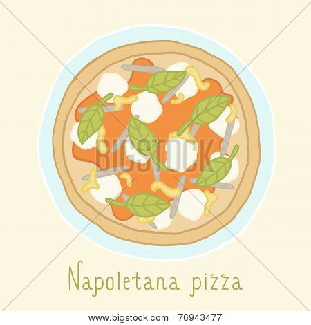 Napoletana pizza.