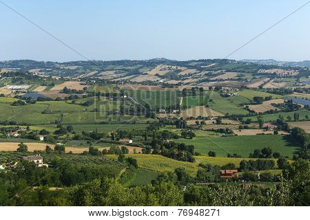 Summer Landscape From Osimo (marches)