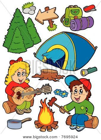 Holiday camping samling