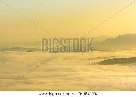 Fog On Mountain